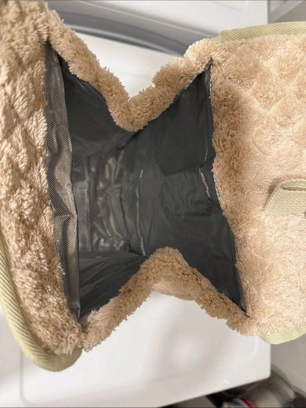 Moon Nude Plush Quilted Nude Lunch,  Snack or even cosmetic Handmade Carry Tote